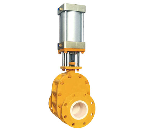 Pneumatic Ceramic Dual Plate Valve